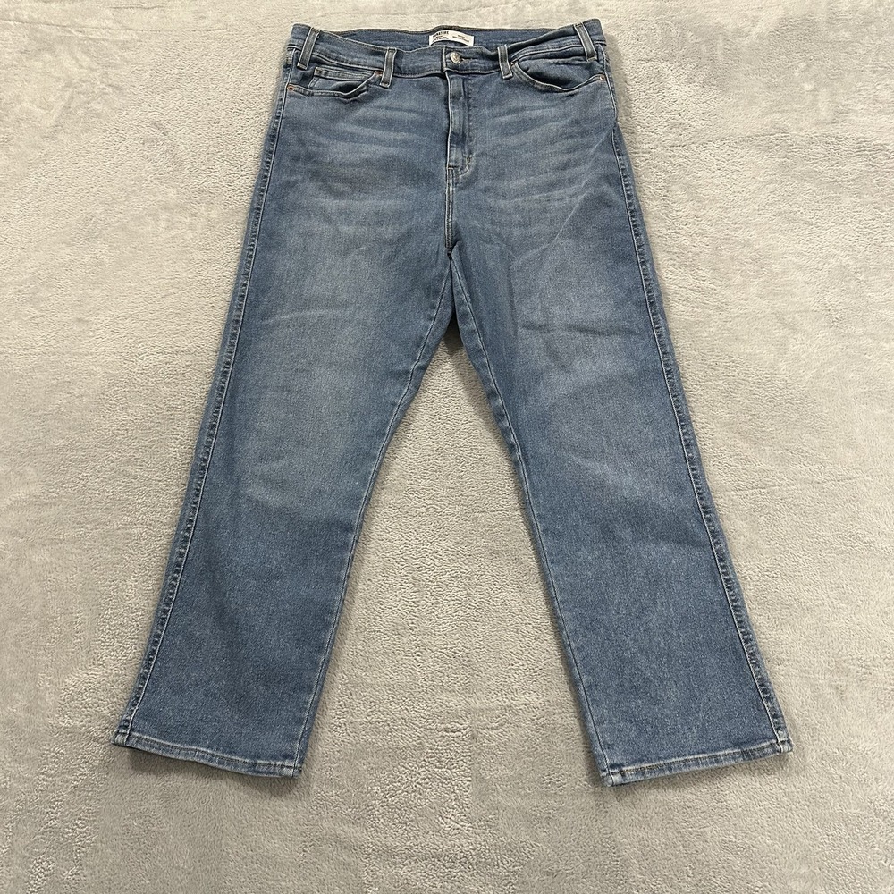 Levi's Jeans Women's 16 W33 Heritage Signature High Rise Straight Light Blue
